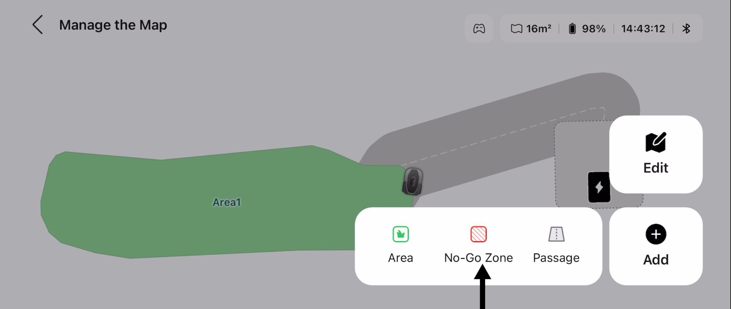 Add → No-Go